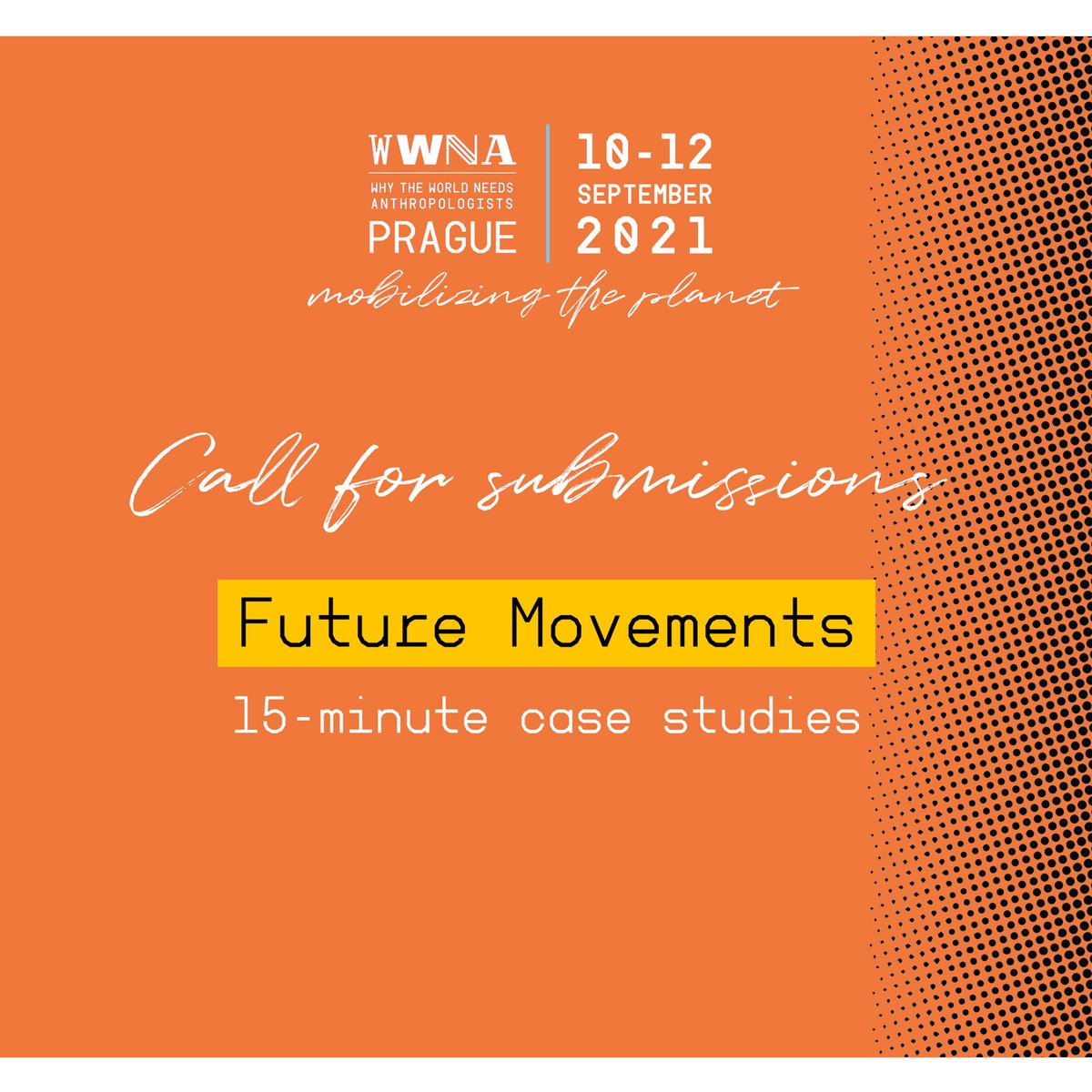 AppAnthro's tweet photo. ๐ Today is the last day to submit your proposals for #futuremovements, #perspectives and #workshops for #WWNA21! Don't forget that the call is open also for online participation!
โก๏ธ Link: https://t.co/Sw0hUxcTek
#wwna #MobilizingThePlanet #AppliedAnthropology #SocialMovements https://t.co/1na8yKMY3q