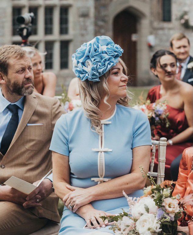 JB_Millinery's tweet photo. This mother of the groom loved the headpiece I made her so much she wore it the entire day! https://t.co/2uXUFu9tQB