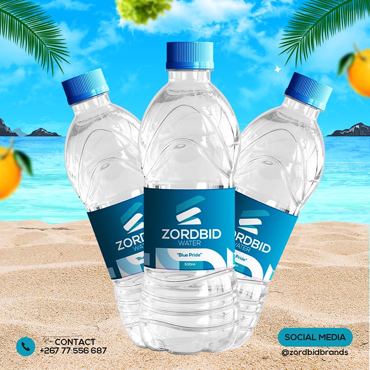 zordbidbrands's tweet photo. Zordbid Water - Blue Pride. ๐
#ZordbidBrands #ZordbidWater #BluePride #BotswanaBrand #PushaBW https://t.co/JgsX2CEzCA