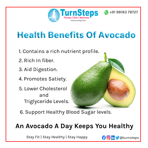 Turnsteps's tweet photo. Avocados provide a substantial amount of monounsaturated fatty acids and are rich in many Trusted Source vitamins and minerals. Consult us for Diet rebalancing and follow us for more information. Call 9818378727 #Turnsteps #healthcare #avocadobenefits #avocadohealthbenefits #tips https://t.co/ByIOvvQqV0