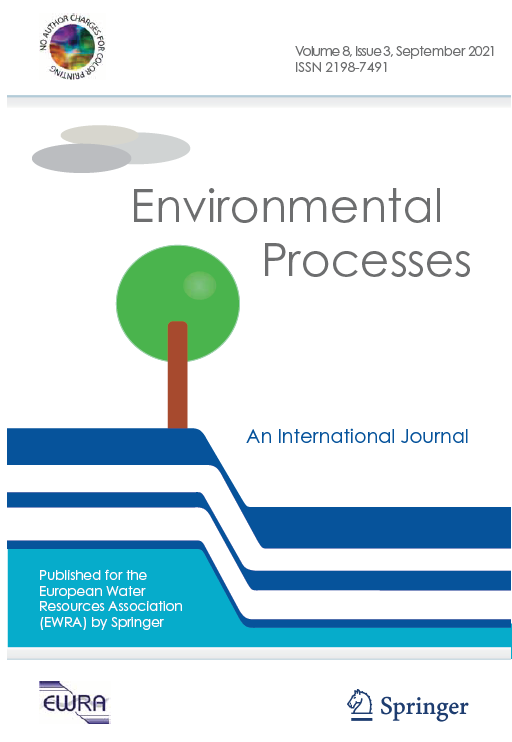 SpringerGeo's tweet image. The September 2021 issue for #EnvironmentalProcesses (Vol. 8 Issue 3) has just been published.  link.springer.com/journal/40710/…  Happy reading. Check Springer Compact Deals bit.ly/3pOMNuw to see if you as author are eligible for Open Access support! #EWRA