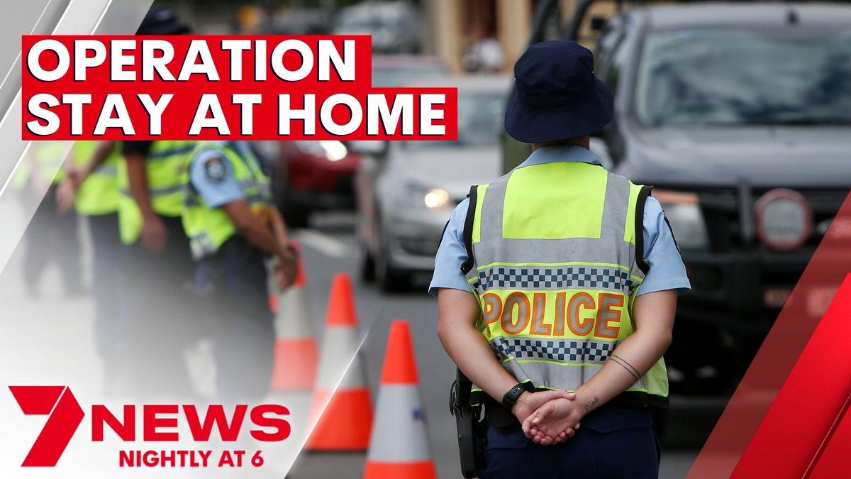 The police compliance crackdown Operation Stay At Home got underway today with hundreds of police and ADF personnel involved, including at checkpoints north, south and west of Sydney. youtu.be/ZB3hAWfSkXQ #7NEWS