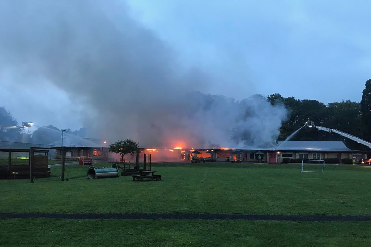 Why do schools lack fire protection such as sprinklers? With hundreds of schools in the UK having a fire each year It needs further action. We have seen major fires in schools across the UK all without sprinklers that could have minimised those incidents. buff.ly/3CcGTdu
