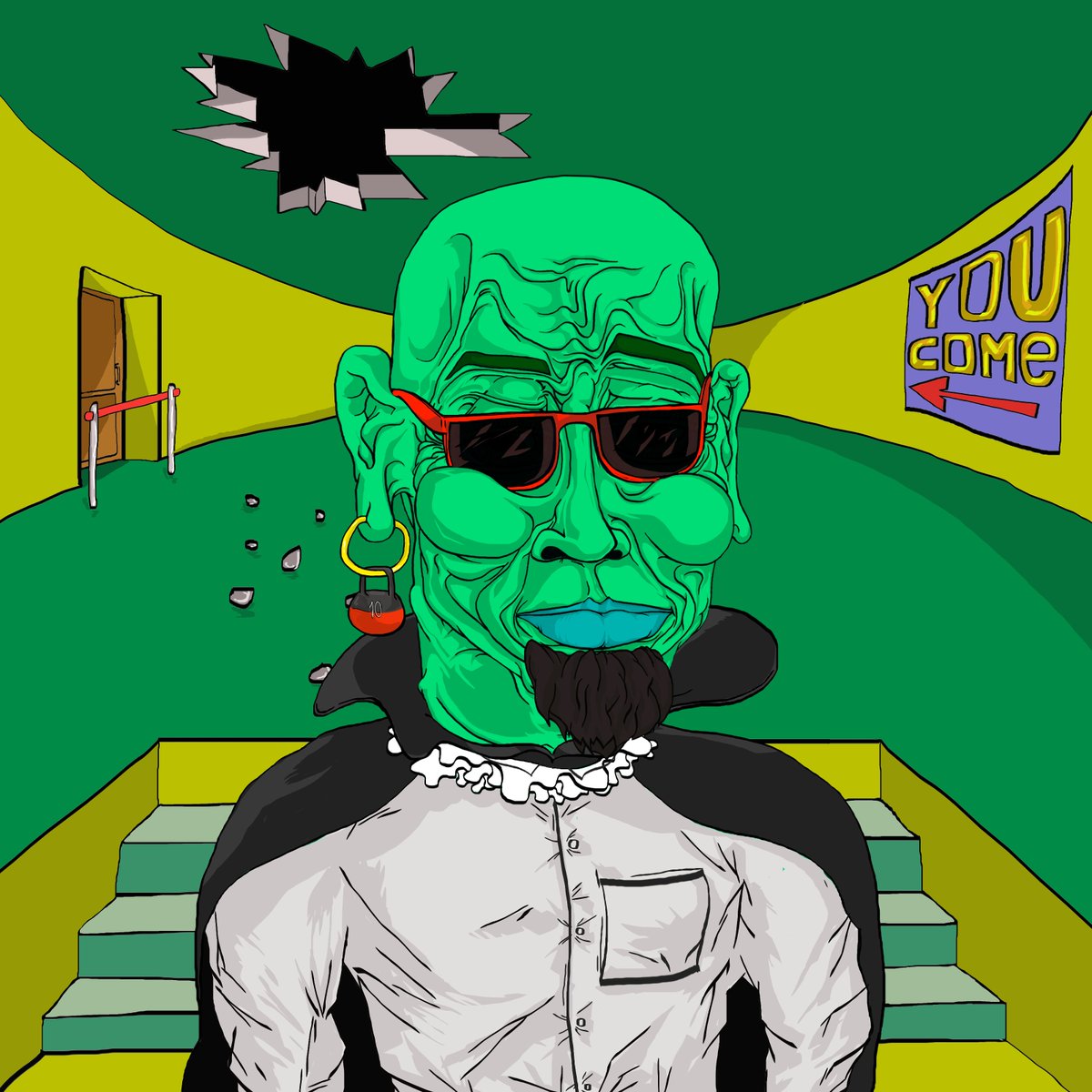 BillOuterSpace's tweet photo. @yourboiblakee Meet Bill the Outer Space Bouncer 👽

Bill came here from space to protect your #nftcollections 

Let's help him through this space adventure 🚀 https://t.co/hfRfxRPgTS