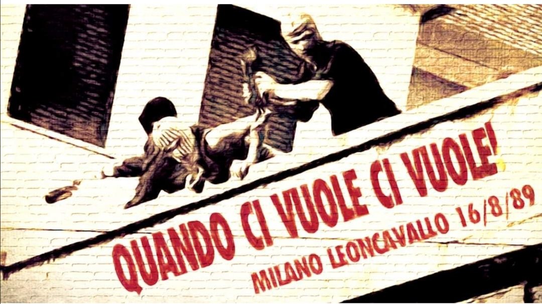 SestoMale's tweet photo. Sarà... ma ogni volta che ripensiamo a via Leoncavallo 22, ci torna in mente questa locandina!!#assaltoalcielo
#nonspegniilsoleseglispariaddosso https://t.co/rVdYhmXeP1