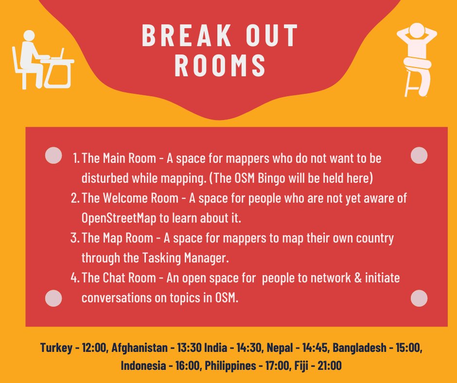 BIG NEWS: We are launching our first ever Map &amp; Chat hour - a monthly virtual event that aims to gather OSM enthusiasts across the region to connect, network, collaborate, map, and have fun together.

#omhap #mapandchat #osm #osmap #gischat