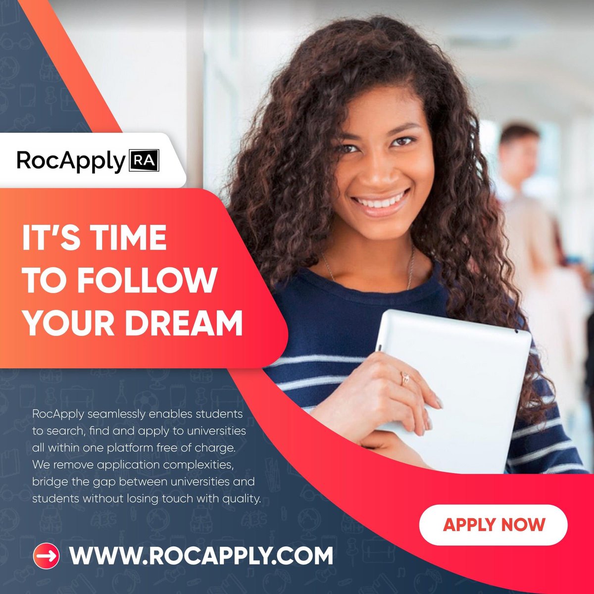 RocApply's tweet image. IT'S TIME TO FOLLOW YOUR DREAM GUYS ✅✅

What are you waiting for, Apply and get your admission from Rocapply in any university around the world. ⚠️⚠️

Click here: rocapply.com 🔰📝

#RocApply any university you want.✅