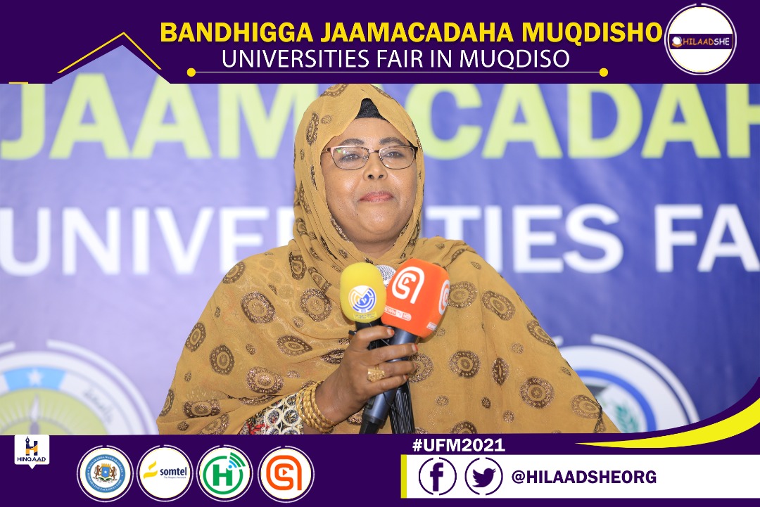 Hilaadsheorg's tweet photo. Hooyadu waa udub dhexaadka bulshada, waana wax wanaagsan in ay Soomaalidu garatay oo ay ku baraarugeen in ay hablaha wax baraan.

Waa aan u hambalyeenayaa una mahadcelinayaa bahda soo agaasintay bandhigga jaamacadaha Muqdisho."

Xildh.Faadumo Qamar.

#UFM2021
#Somalia https://t.co/9CLuNvuuu9
