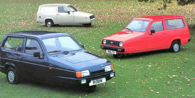車の小噺 こばなし リライアント ロビン 19 98 イギリス 初代ロビンの後継車は リアルト と改名された しかし ロビン の名称に愛着を持つユーザーの要望に応えて年に復活 リアルトからの改良点はヘッドランプとリアハッチ エンジンは848ccの40