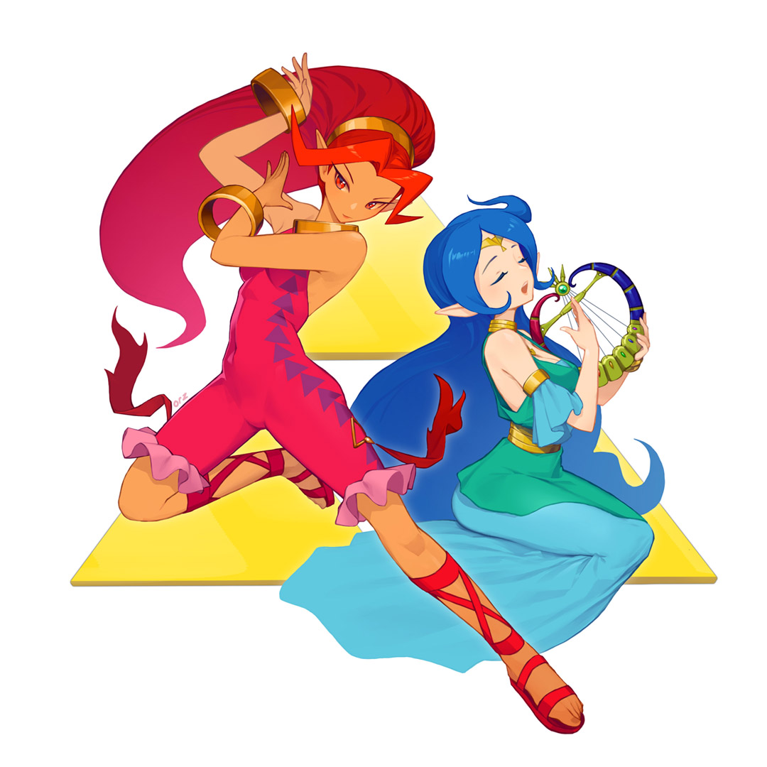 Din and Nayru, Oracles of Seasons and Ages (Sorry Farore)

Wanted to see how long this would take, so I streamed this from start to finish on Twitch: twitch.tv/orzart
#LegendOfZelda #din #nayru