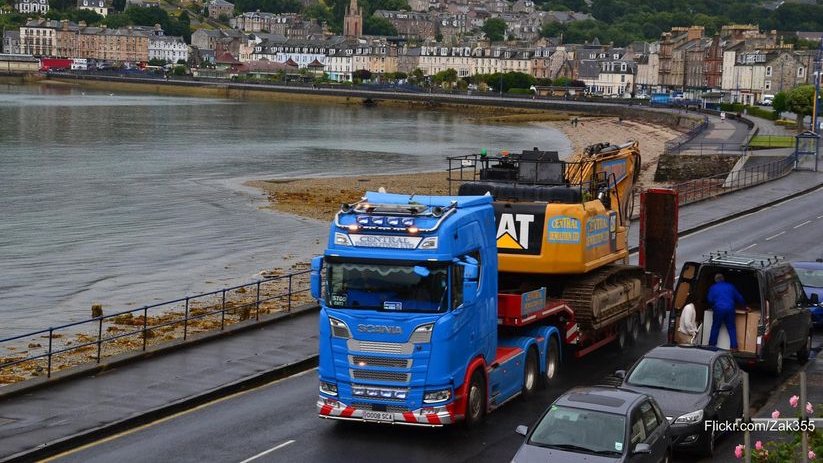 Central Demolition leaving Rothesay. Photo by Zak Harrison for #CaptureoftheQuarter