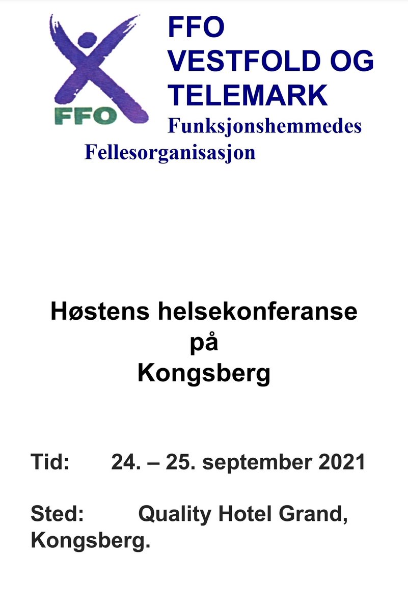 24.september snakker jeg for Løvemammaenes Bære Sammen-prosjekt på <a href="/FFOtweet/">FFO - Funksjonshemmedes fellesorganisasjon</a> sin Helsekonferanse

Temaet blir kommunikasjon, og et stikkord er "Opprør". Barn med sykdom og funksjonsnedsettelser behandles ikke alltid med respekt, selv ikke når de er døende.
Vi ønsker å endre dette