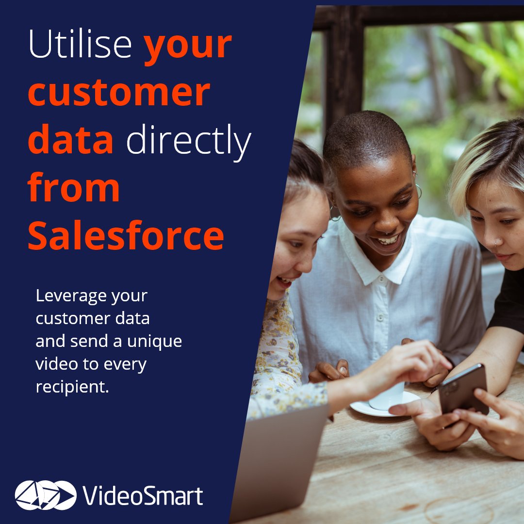 MBA_Comms's tweet photo. Our very own @VideoSmartLdn has joined the ranks as an app on Salesforce’s Marketing Cloud! ☁️
To find out more about the benefits of our integration– click the link below: ⬇️
https://t.co/qHYCjSg5cj
#salesforce #marketingcloud #personalisedvideo #video #marketing’ https://t.co/PlnEG1ZuZH