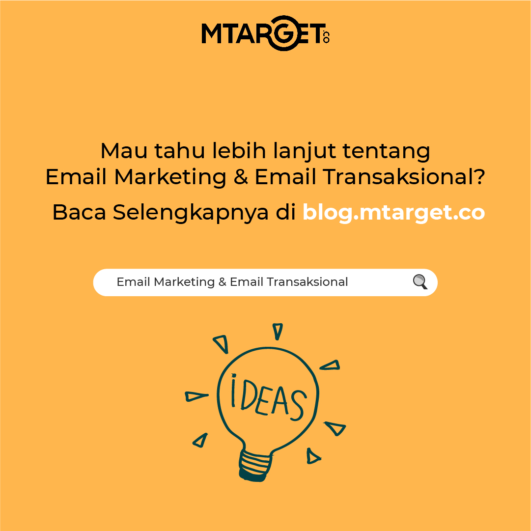 dailysocial's tweet image. Simak selengkapnya di sini atau kunjungi blog.mtarget.co untuk mendapatkan informasi lebih lengkap tentang email marketing dan digital marketing lainnya.

#digitalmarketingtipsandtricks #marketingstrategy #emailtransactional #emailmarketing #emailmarketingtools