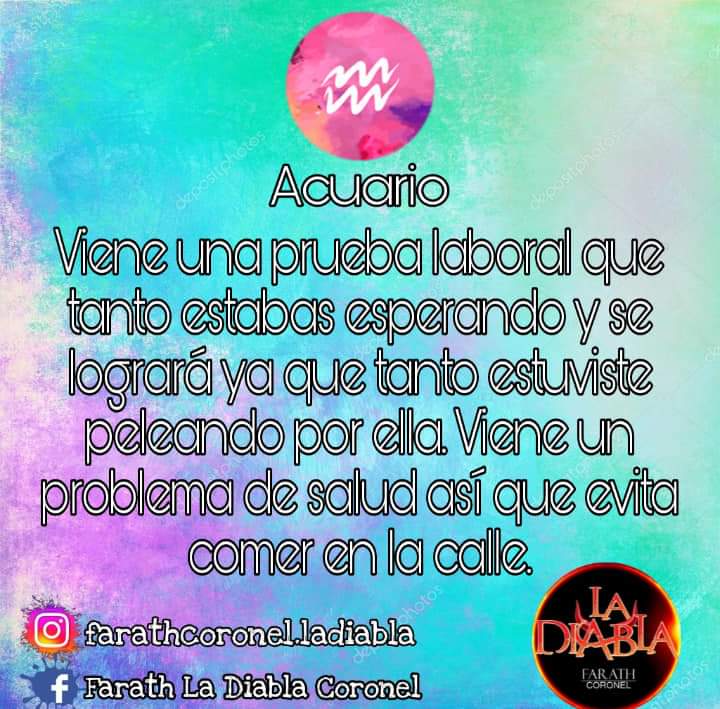 FarathCoronelof's tweet photo. Tienes pruebas que superar , hay miedos que comienzas a vencer y eso es muy favorables sin embargo te tienen que estar picando el fundillo para que hagas las cosas , déjate de estar de inventado y ahora has las cosas por ti y para ti 
#acuario #horoscopo #universo #zodiaco https://t.co/1OmoNCjYmQ