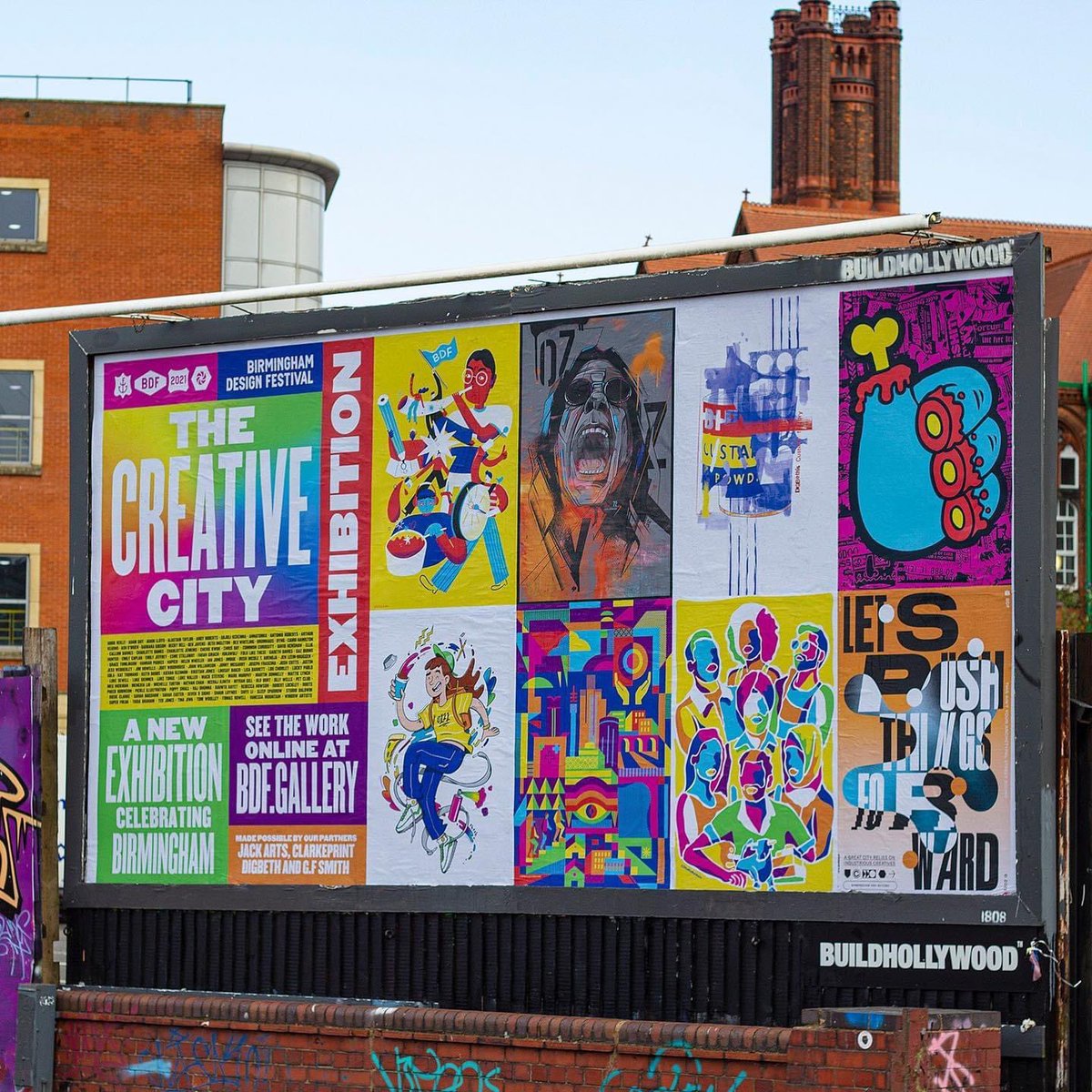 Brumhaus's tweet image. My poster for The Creative City, an exhibition by @designfestbrum Photo credit @luketonge More info bdf.gallery/outdoor