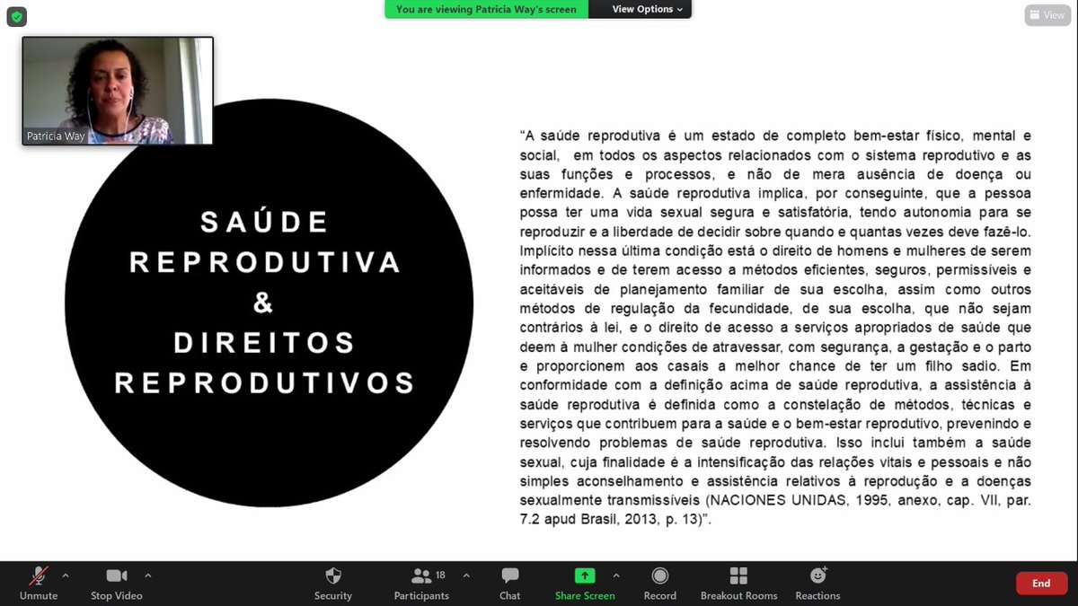 Presenting the <a href="/ZeroMothersDie/">Zero Mothers Die</a> #Brazil case study to the students of Reproductive Rights while discussing the concepts of human, sexual &amp; #reproductive rights, the historical context, and implications in the field of #health in Brazil.