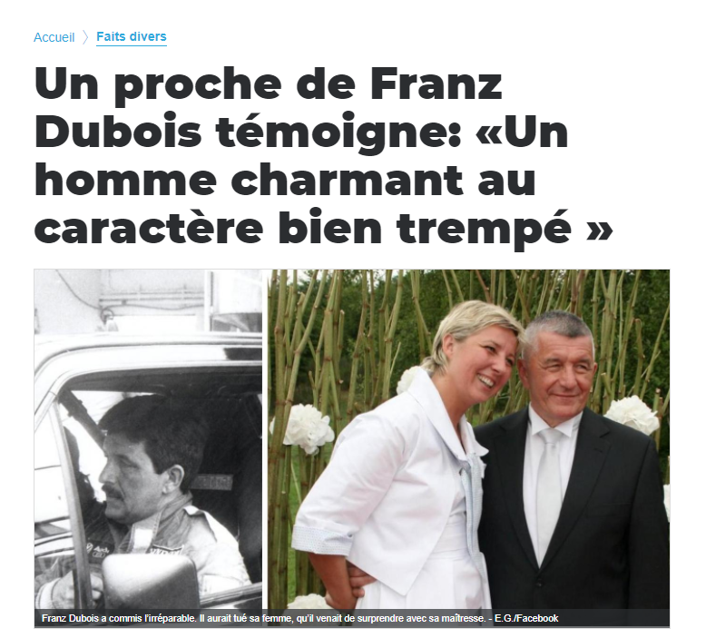 JoanieLemercier's tweet photo. @Benoit__D @StephaneVdEede << Un homme charmant >>

C'est le titre choisi par l'équipe de @LaProvince_be @sudpresseonline pour annoncer un double assassinat: Le meurtrier était sympa. https://t.co/1jEKE7NO4y