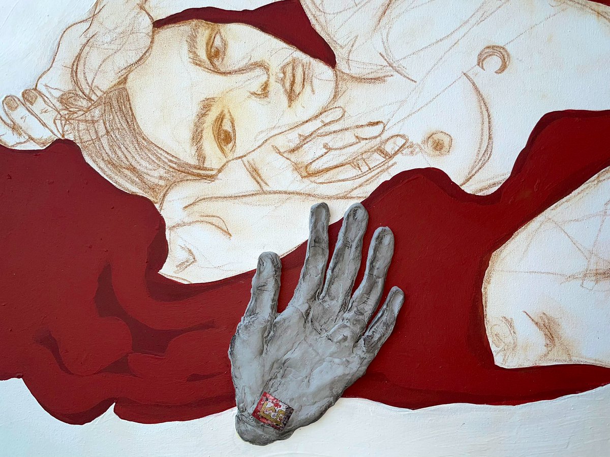 LileStanailova's tweet photo. Friends this is my #new #painting “
In God’s hands” 🤍 you can see more from my art here https://t.co/iNFp3ALotr https://t.co/fNCifo7mvl