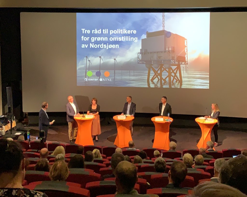 #arendalsuka Tre råd til #politikere for #grønnomstilling av Nordsjøen! Løsningen kan være de tre K’ene: Kompetanse, Kapital og Kunder! Det må lønne seg å handle bærekraftig👏@arendalsuka <a href="/Tekna/">Tekna</a>