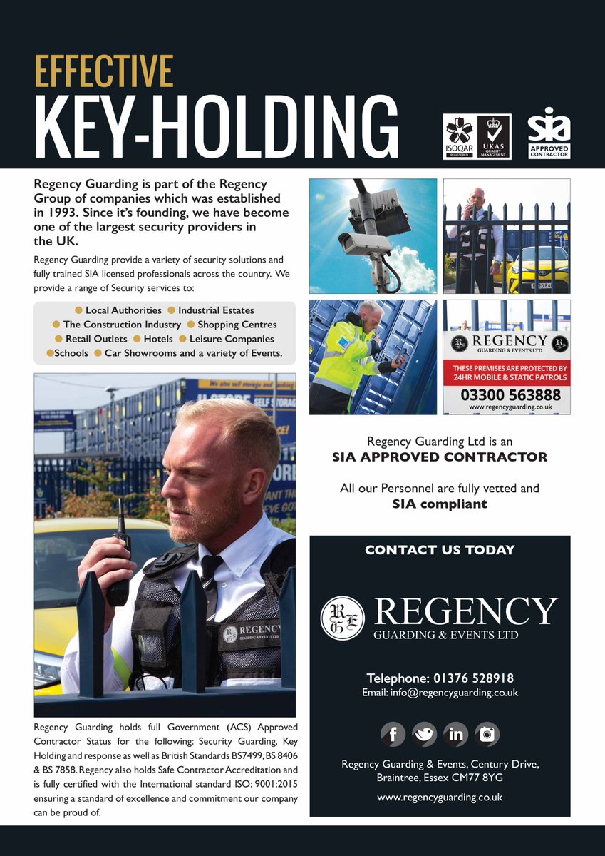 Regency Guarding & Events Ltd tweet media