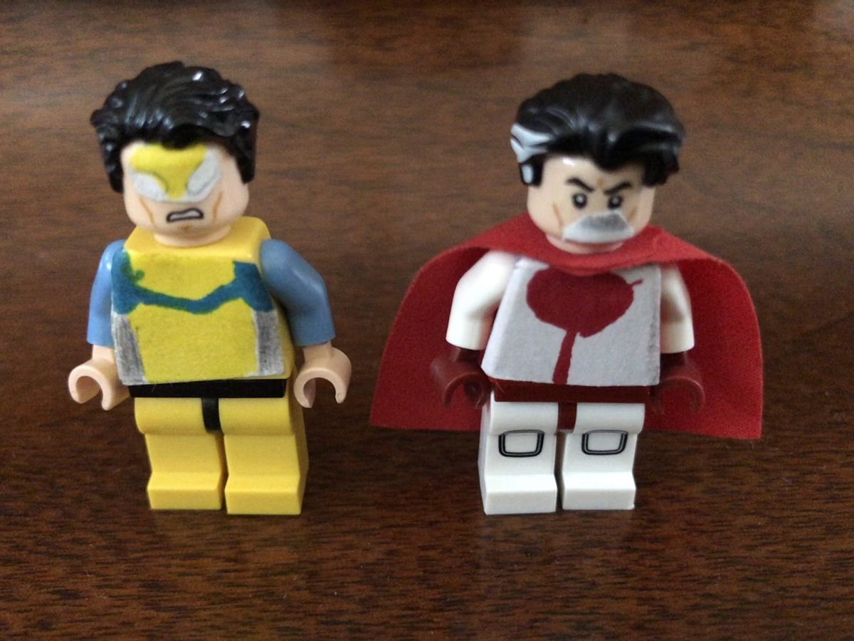 “You Dad, I’d still have you.” Here are some custom #Invincible #LEGO mini figures. I love the comic, and enjoyed the show on #AmazonPrimeVideo. 👍