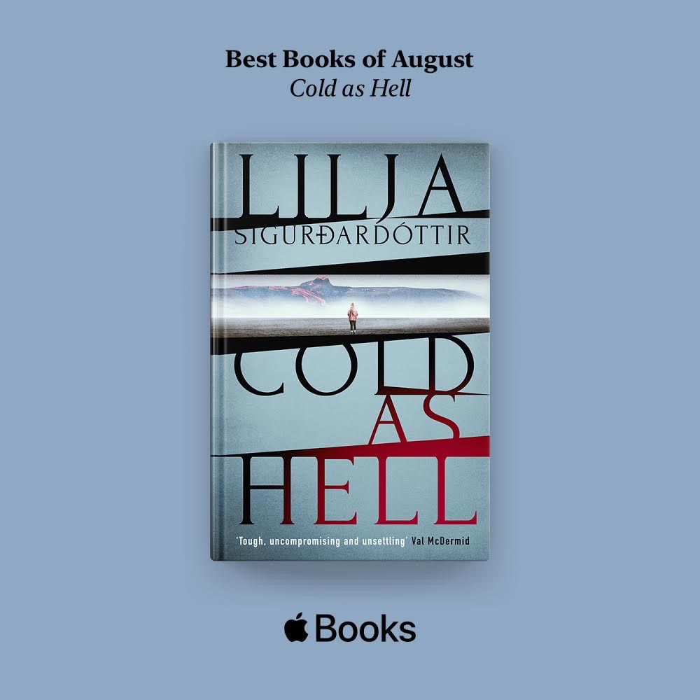 OrendaBooks's tweet photo. HUGE NEWS!! SO Excited!
@AppleBooks chose @lilja1972’s #ColdAsHell trs
@graskeggur as one of the #BestBooksOfAugust!
Check it out here: https://t.co/DrmVidV2qB (US/CA)
”The sun may never set in #ColdAsHell, but everyone in this thriller is definitely a little shady.” https://t.co/7Tb5dbxC20