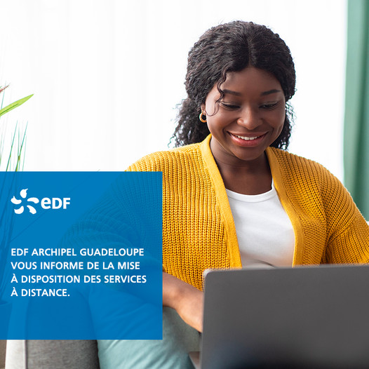 EDF_Guadeloupe's tweet photo. Suite aux nouvelles mesures sanitaires, les accueils physiques et agences clientèle EDF sont fermés, jusqu’à la levée des restrictions préfectorales. @EDF_Guadeloupe rappelle que toutes les démarches sont disponibles à distance !
Plus d'infos 👉 https://t.co/IODNO6Ypwm https://t.co/JejinKVQZC