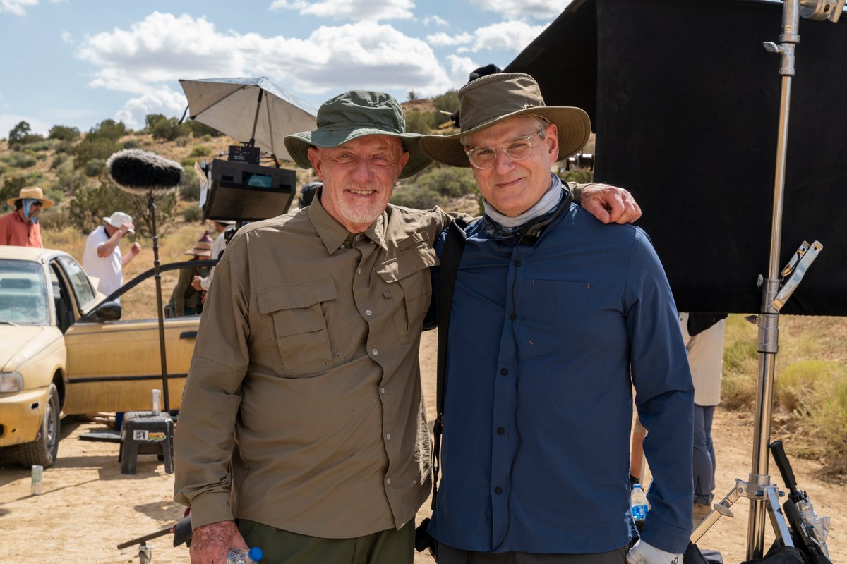 BetterCallSaul's tweet photo. Jonathan Banks. Enough said. #MikeWeek #BTS https://t.co/qWY5r1TOXc
