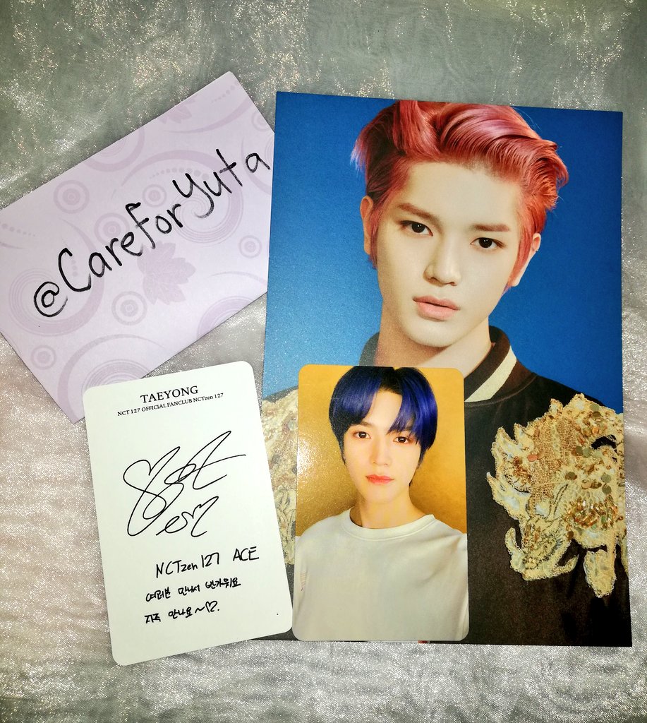 CareForYuta's tweet photo. WTS/LFB
NCT 2020 Ace Kit
Postcard w/ 2 photocards ♥️490 Php each set + LSF
⭕Taeyong
⭕Mark
⭕Yuta
⭕Emblem Badge - 200 Php + LSF
⭕Emblem Badge Flag - 200 Php + LSF
⭕ Package (Box) - 200 + LSF
🚩Can ship worldwide
MOP : BDO, Gcash, Paypal
MOD: J&T, EMS
#acekit #NctAceKit https://t.co/IS4mxGgEna
