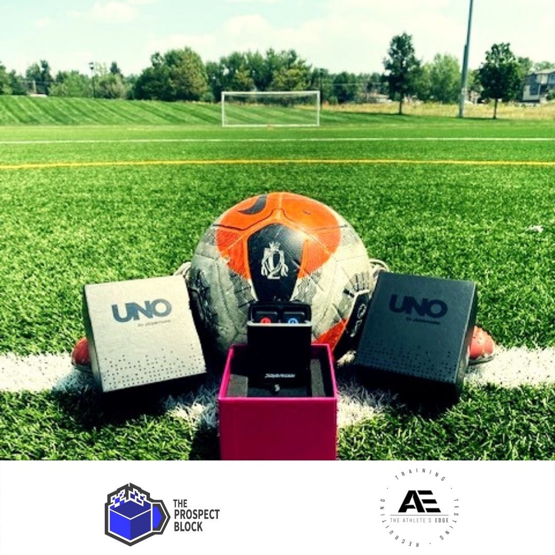 We are always looking for ways to advance testing techniques and technologies to provide the best data to our athletes. With @ProspectBlock testing the Uno by <a href="/Playermakertech/">Playermaker</a> @UPlayermaker to see what stats and measurements can assist College recruiting for soccer players