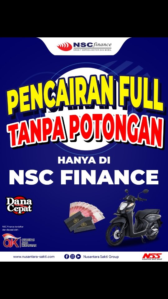 Langsung japri aja ges...
0895341308730
#nscfinance
#nusantarasaktijogja