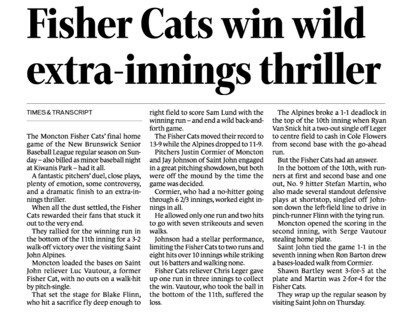 MonctonFisherCats (@monctonfc) on Twitter photo 