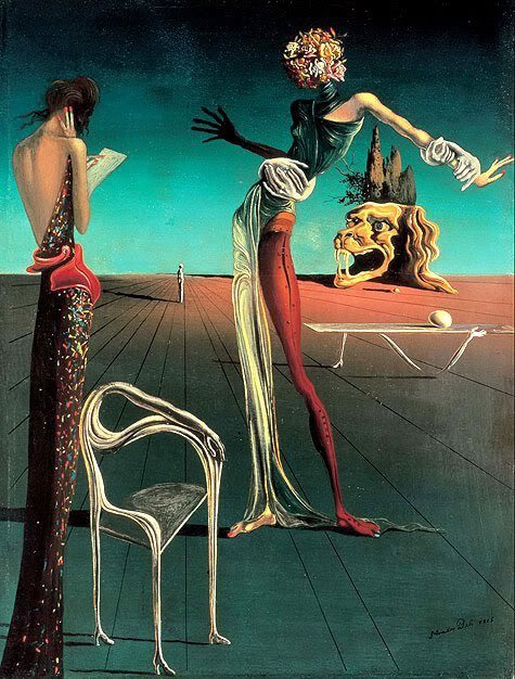 ddoniolvalcroze's tweet image. "Woman With A Head Of Roses” Salvador Dali (1935)