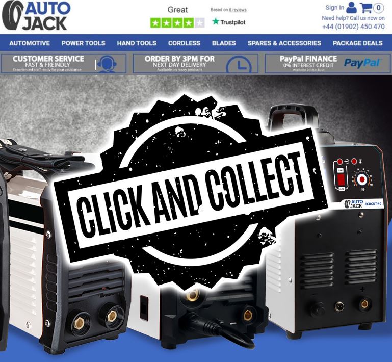 Click &amp; Collect now Live on our Autojack site!! 🎬

Collect your item from your nearest collection point.

Select this option at checkout.

T&amp;C's apply.
autojacktools.co.uk

#clickandcollection #fastdelivery #welders #mechanics #engineers #workshop #tools #automotive
