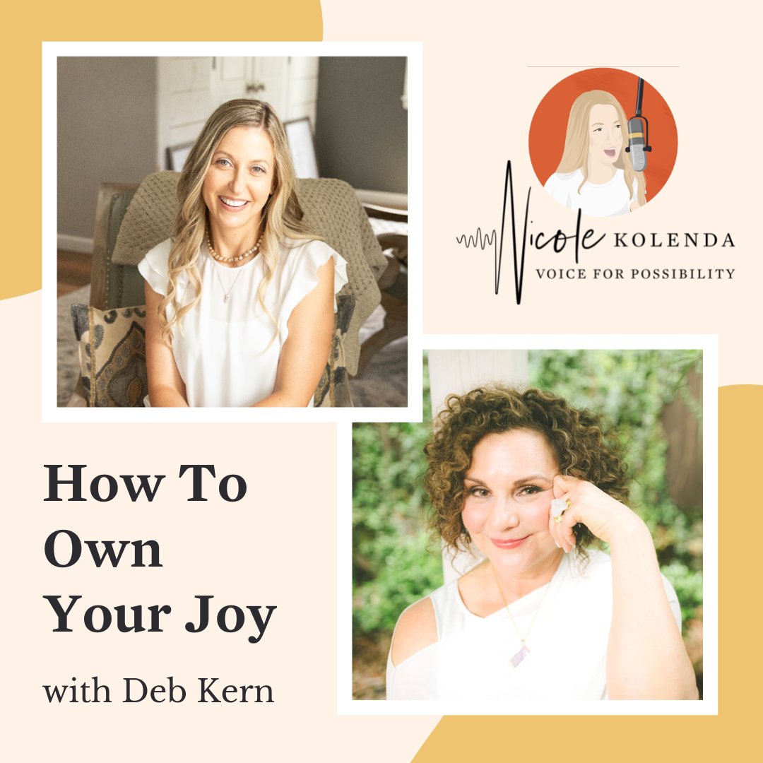 This episode bit.ly/2Xwakay is one that I suggest listening to with a pen and paper because it is a master class in survival and opening your mind to being happy..even when it feels impossible. #motivation #findjoy #debkern