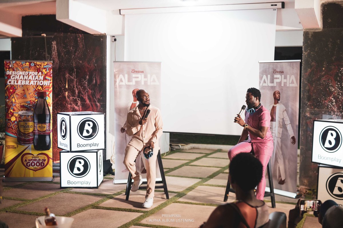 mrdrewofficial's tweet photo. A special thank you to @BoomplayMusicGH for the partnership on my first studio Album 🤍. #TheAlphaAlbum Will be exclusive on @BoomplayMusicGH in the coming weeks. Download the App now and be part of the very first people to stream the Album. #seleyy 🚀 https://t.co/qxj93yWmil