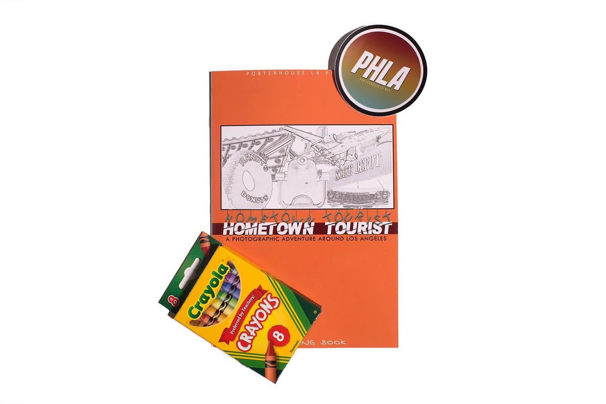 PorterhouseLA's tweet image. Back when I made a coloring book using my photos. #ThinkingDifferent