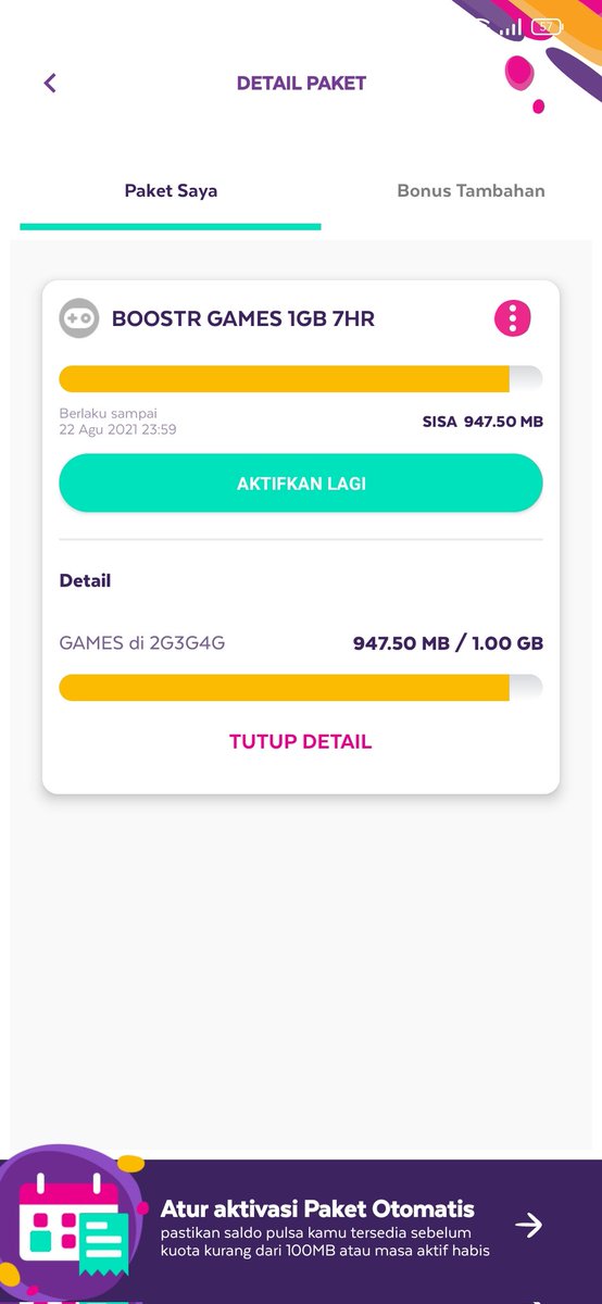 Katachoco's tweet image. Jangan beli kouta game di @ask_AXIS percuma ga bisa kepake 😭😭😭