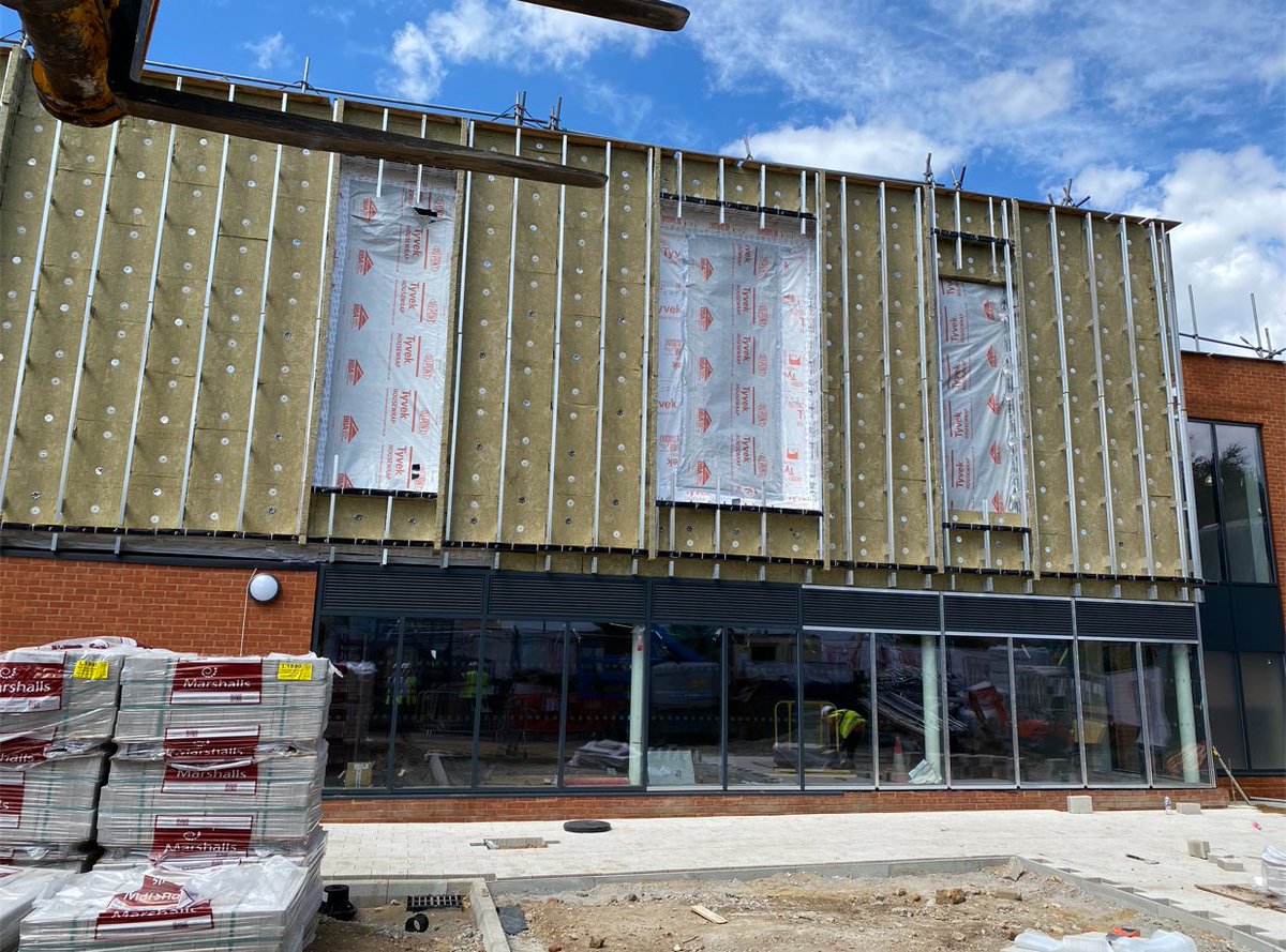 IngletonWood's tweet photo. We are delighted to share the new teaching block which was phase 1 of our project at @HomefieldSchool and was handed over for the school to use at the end of last year. Here is a sneak peak preview of Phase 2 which is nearing completion! #education #teachingblock #transformation https://t.co/PM9JikexVZ