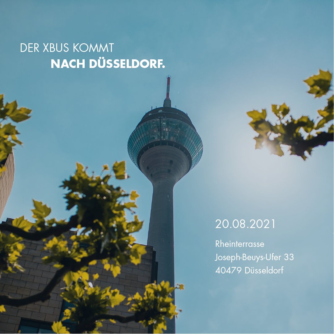 electric_brands's tweet photo. Der XBUS kommt nach Düsseldorf! 

20.08.2021, 13:00 - 19:00 Uhr
Rheinterasse
Joseph-Beuys-Ufer 33
40479 Düsseldorf

Wir freuen uns auf euch!
#xbus #electricbrands #roadshow #veranstaltung #düsseldorf #elektroauto #emobility https://t.co/ftxwVXZstJ