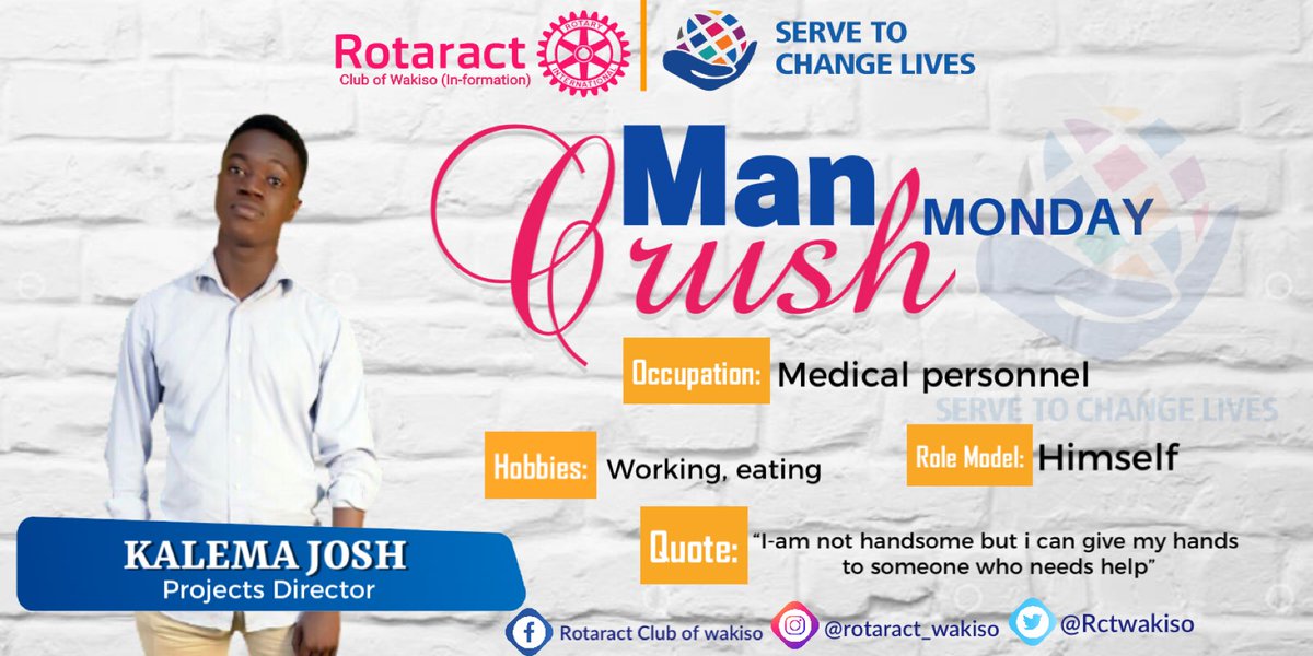 RctWakiso's tweet image. #ManCrushMonday 
Meet our exciting and dedicated #ProjectsDirector @Drkalemajosh we celebrate your dedication and hands on skills for the good projects scope. Cheers to more years of service with the club!
#RctWakisoMCM