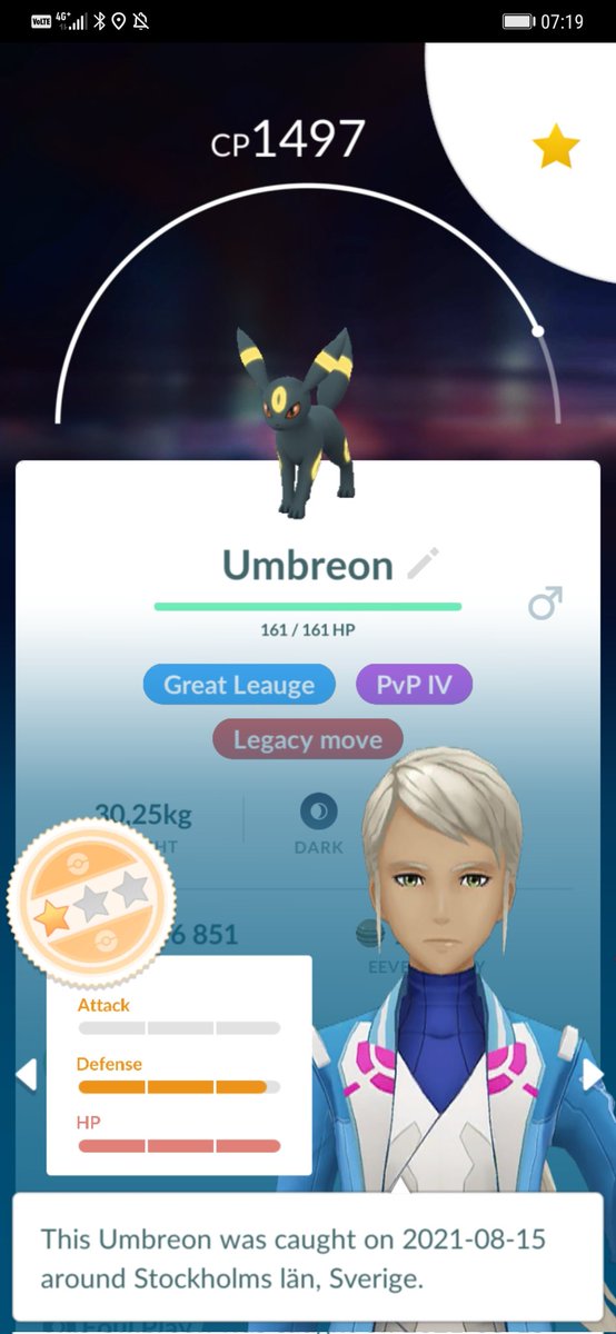 Got myself two real nice Umbreons thats just waiting to be unleashed on Great and Ultra Leauge! #EeveeCommunityDay #GOBattleLeague #PokemonGo