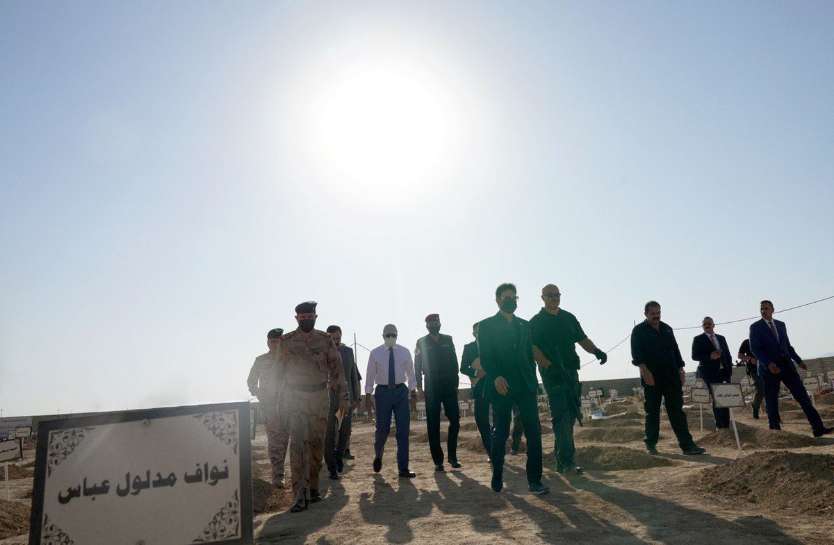 IraqiPMO's tweet photo. وشدّد السيد الكاظمي على أن مأساة الأيزيديين يجب أن لا تتكرر، وأن الدولة ستدافع عن أبنائها، وعن خصوصية الأيزيديين كمواطنين عراقيين، وأن الدم العراقي لن يكون رخيصاً أبداً. https://t.co/uQ9BWKyg5w