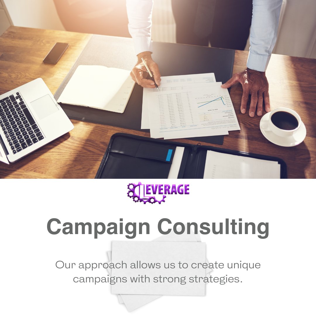 leverage_lv's tweet image. Leverage provides campaign consulting support to non-profit organizations to help take them to the next level. We plan and execute campaign initiatives to increase revenue to help your agency change lives.

Call 📲 our Experts 702-497-9169 or Visit 💻: LeverageLV.com