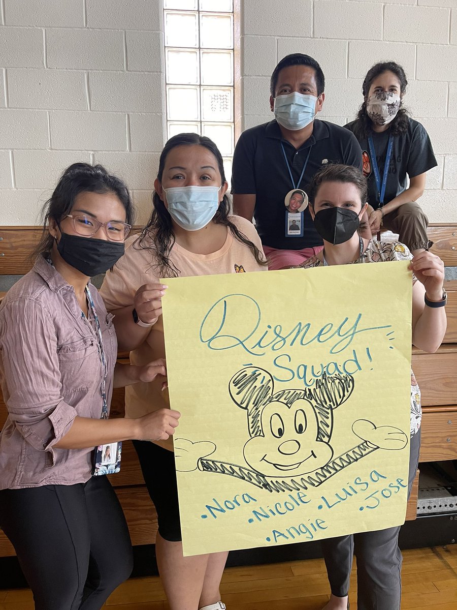 4th Grade “Disney Squad” on Day 1 of Institute Day!  #112Leads #SomosOT