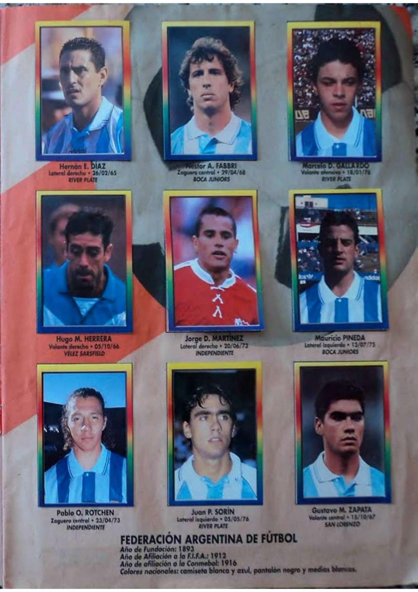 juan_cebo's tweet photo. #CromosdeFutbol #CopaAmérica1997 #Bolivia97 #Argentina #Bolivia https://t.co/xV5BSrcowQ