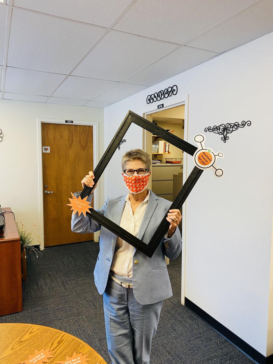 We are so egg-cited for the first day of class this fall 2021! Lettuce romaine calm, as it's going to be a grape semester! Can't whey-t to see you all in the classroom! [Stop up to NRD 301 to take a "first day" photo with our frame. We have 13th-22nd grades.]
