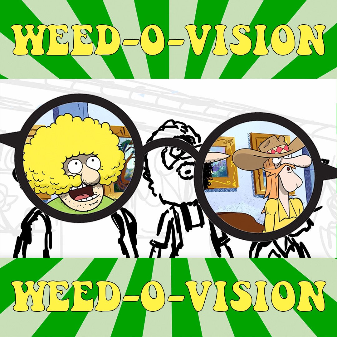 FreakBrothers's tweet photo. Amazing WEED-O-VISION! One puff is all you need! 😶‍🌫️ 

____

#thefreakbrothers #thefreaks #freakovision #weedgoggles #goggles #clarity #freewheelinfranklin #woodyharrelson #phineasphreakears #petedavidson #fatfreddy #johngoodman #thefabulousfurryfreakbrothers  #mondayvibes https://t.co/SentxS2QQB