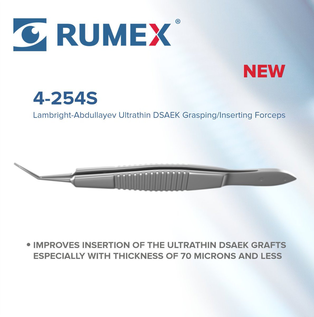 Rumex_Co's tweet photo. RUMEX regularly releases new products. We've produced more than 20 instruments in collaboration with world famous ophthalmologists. Today we present you 4 novelties. Stay tuned, we'll show you more.

#RUMEX #new #ophthalmicinstruments https://t.co/vvCGniQbr2